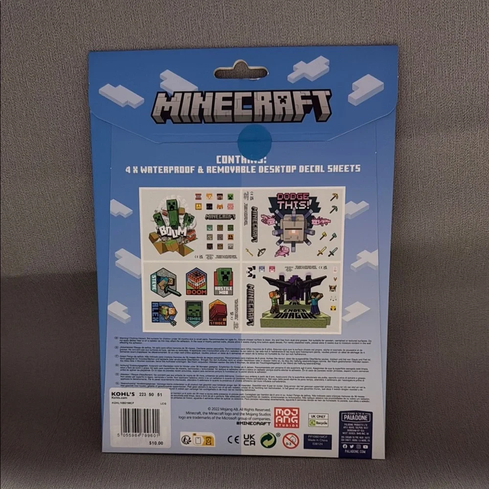 Minecraft Desktop Decals - Black and Green